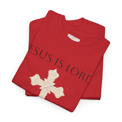 Jesus is Lord - Christian Women's Tee (Black Lettering)