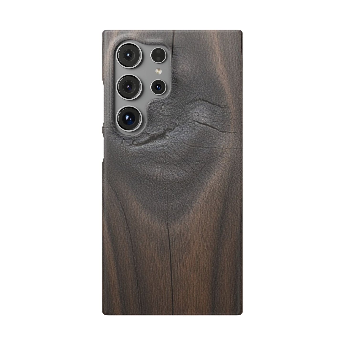 Dark Wood Grain Samsung Snap Case