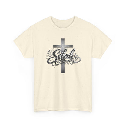 Selah Cross Tee — Men's Christian T‑Shirt