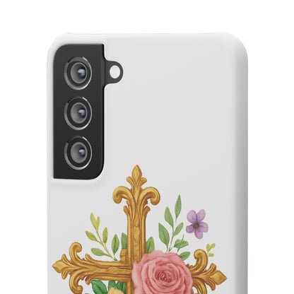 Floral Cross Snap Case for Samsung – Faith in Bloom
