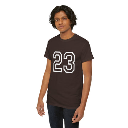 Psalm 23 Men’s T-Shirt – Inspired Sports-Style Shirt (White Numbering)