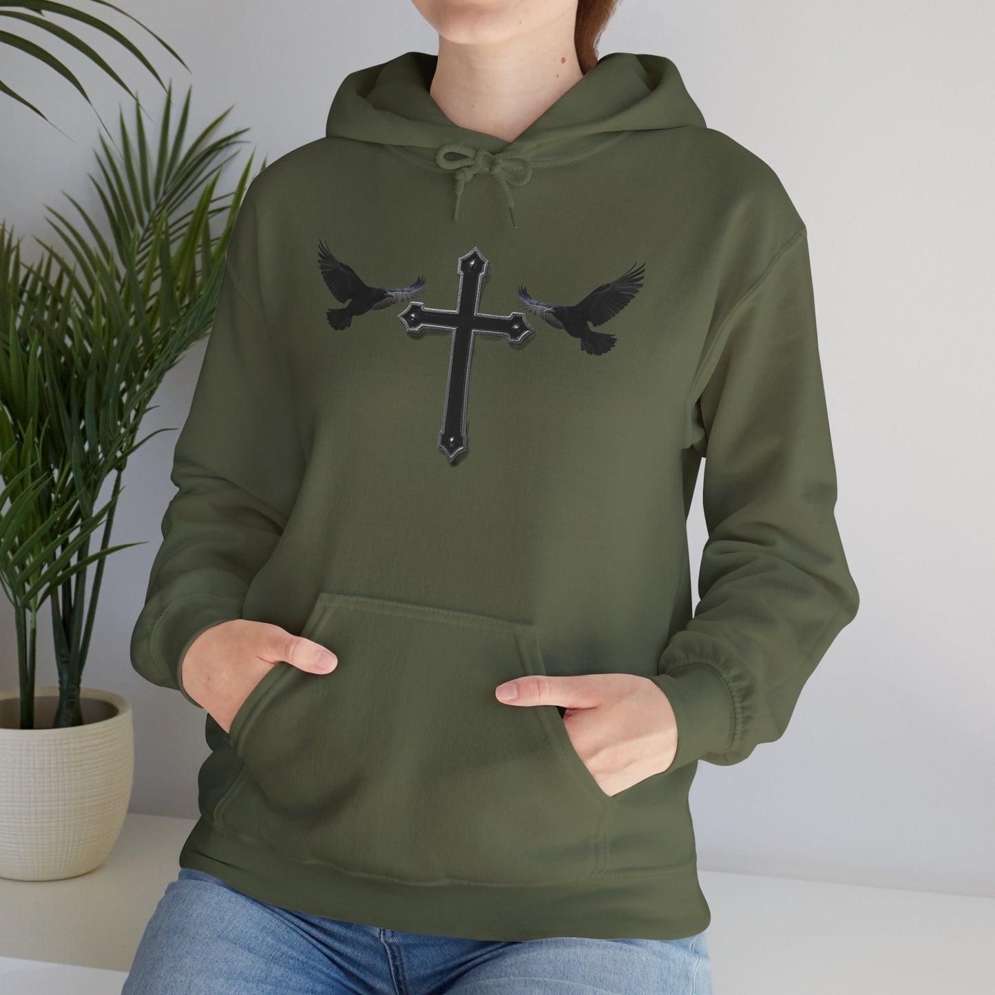 Guided by Grace – Cross & Crows Women’s Hoodie