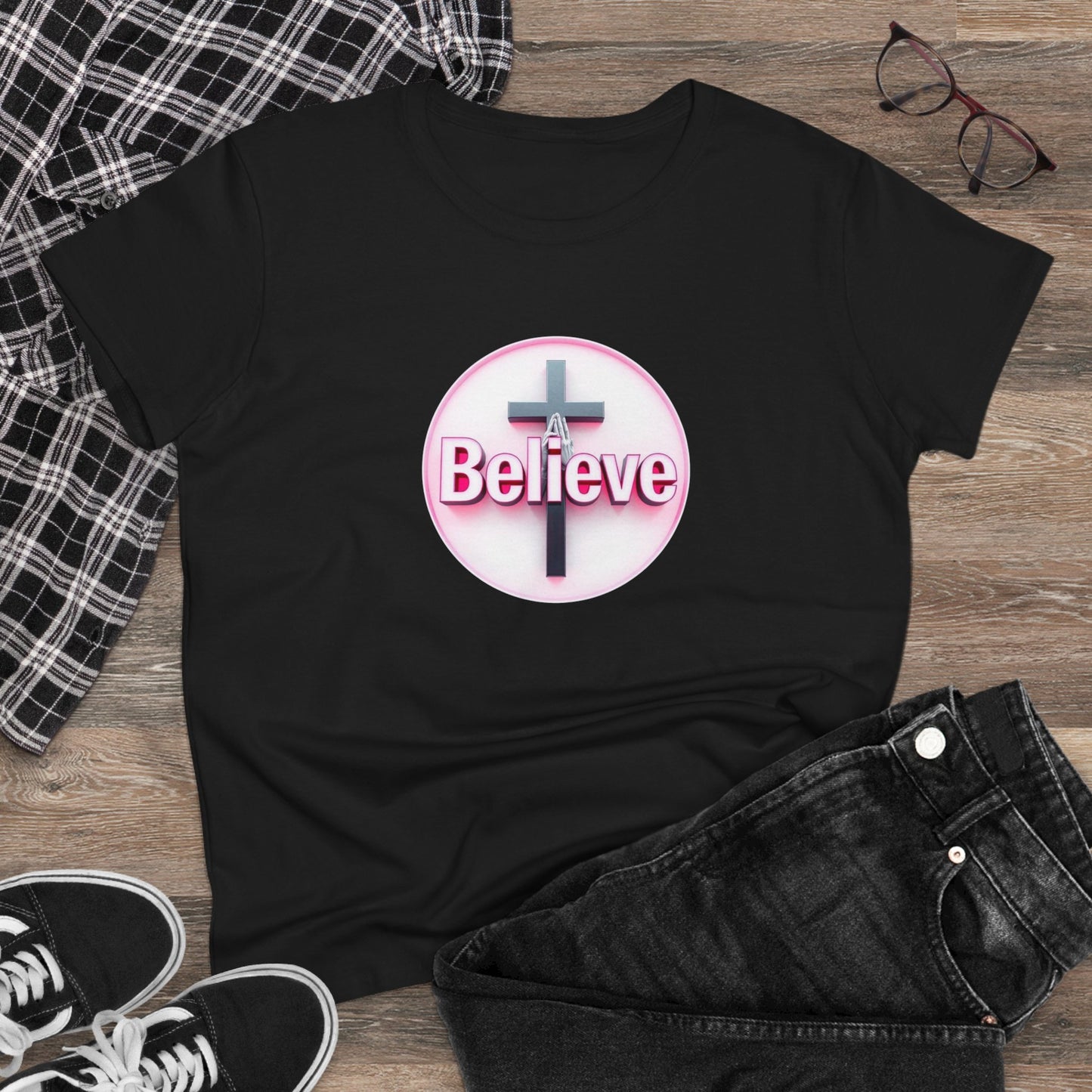 Believe | Women’s Christian T-Shirt with John 11:40