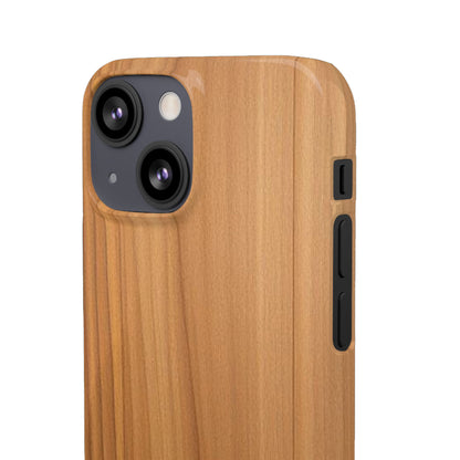 Natural Wood Grain iPhone Snap Case