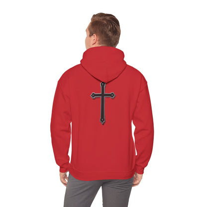 Warrior’s Black Cross Men’s Christian Hoodie