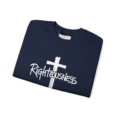 Righteousness - Women's Christian Sweatshirt (Dark Colors)