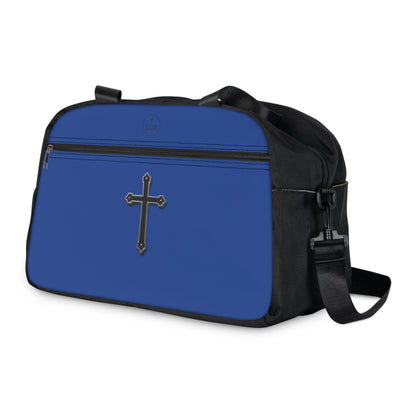 Divine Strength Fitness Bag in Blue – Faith in Motion