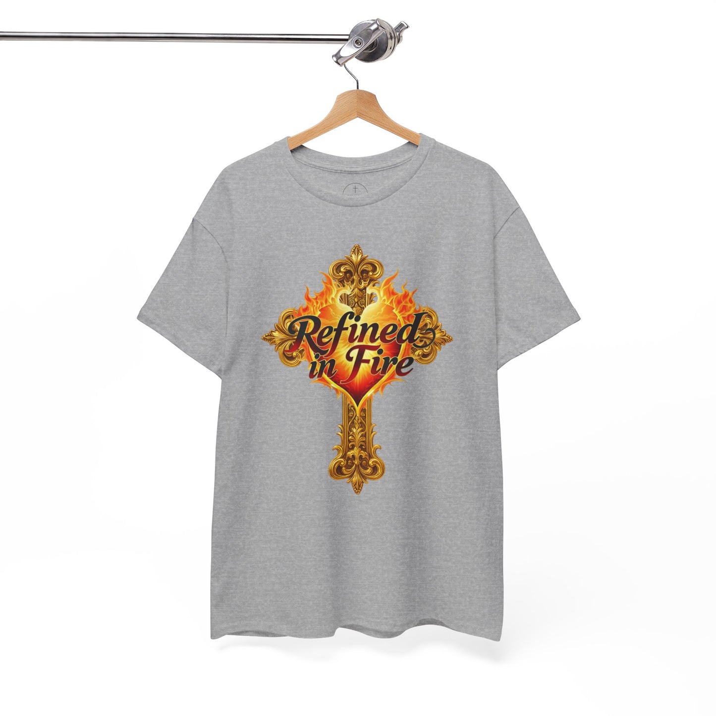Refined in Fire — Men's Ornate Christian T-Shirt