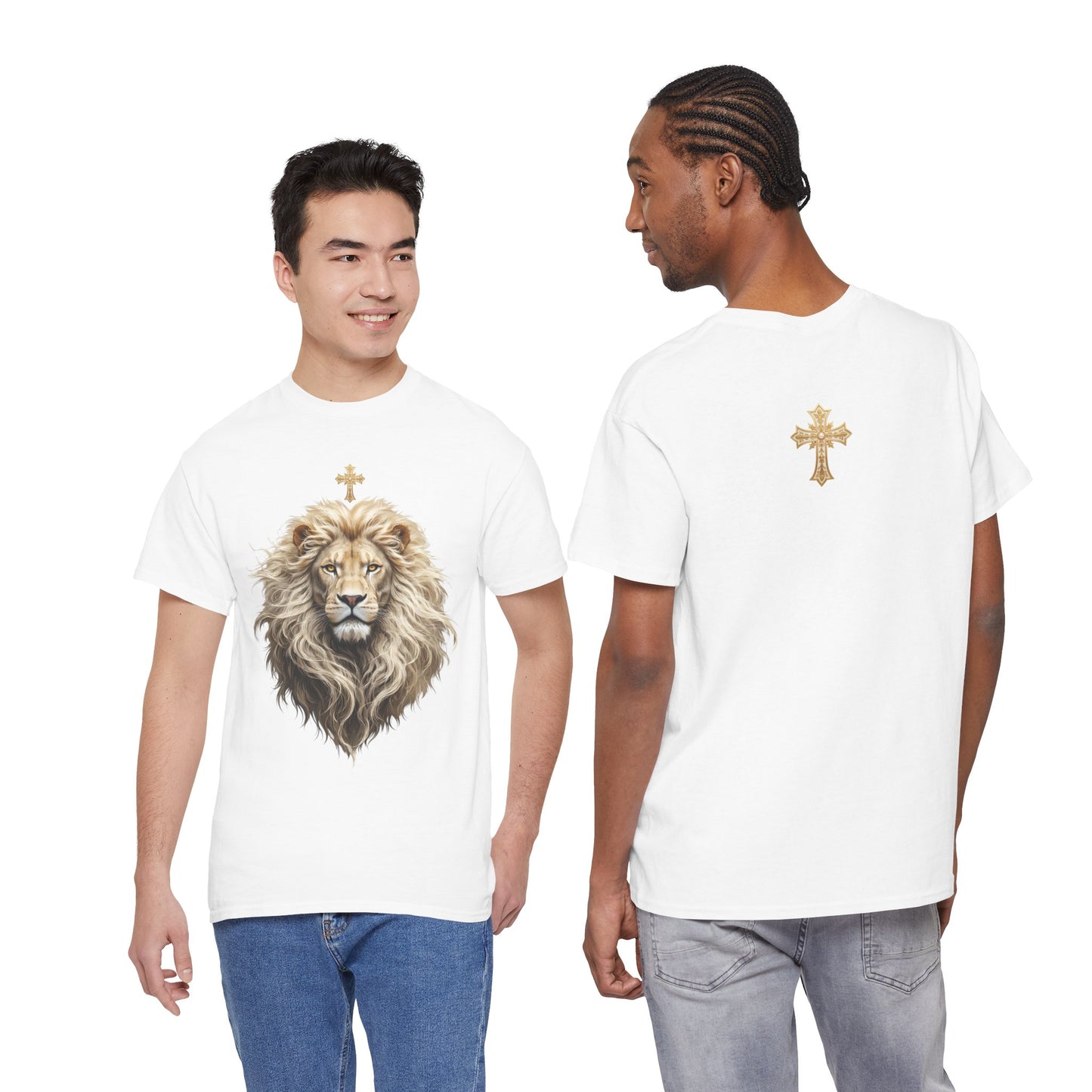 Christ the King (Lion of Judah) — Men's Christian T-Shirt