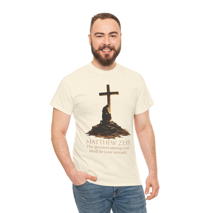 Humble Servant - Men's Christian T-Shirt (Front Design)