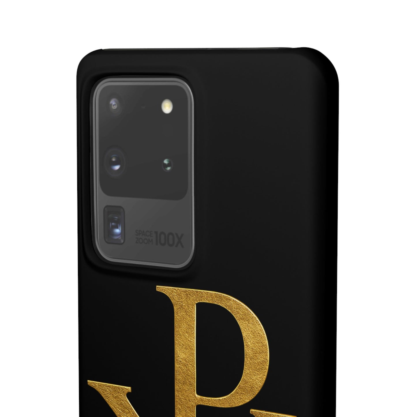 Our Eternal Hope in Christ - Black Chi Rho Snap Case for Samsung