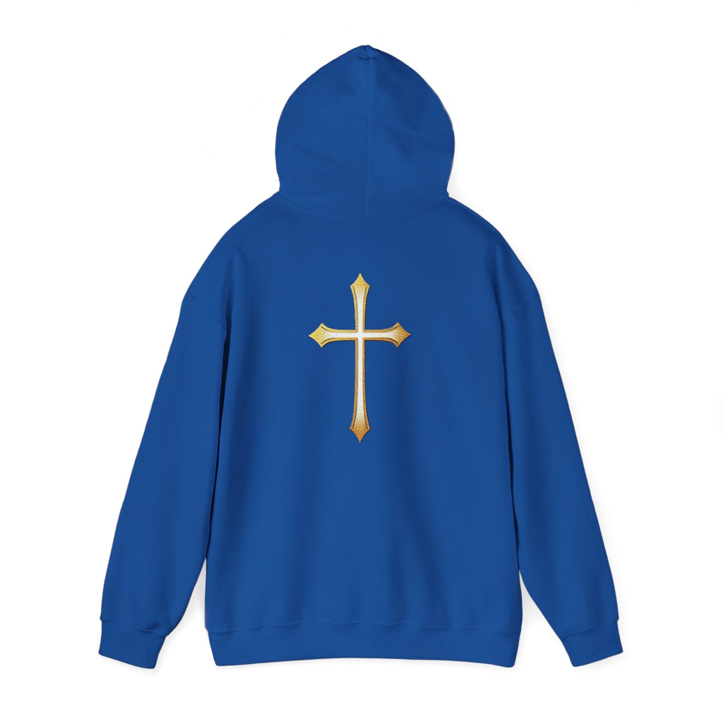 Gold Cross Men's Christian Hoodie