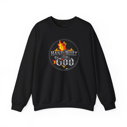 Hand Built by God - Men's Christian Sweatshirt
