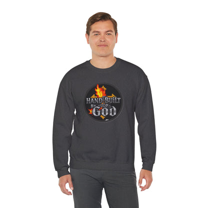Hand Built by God - Men's Christian Sweatshirt