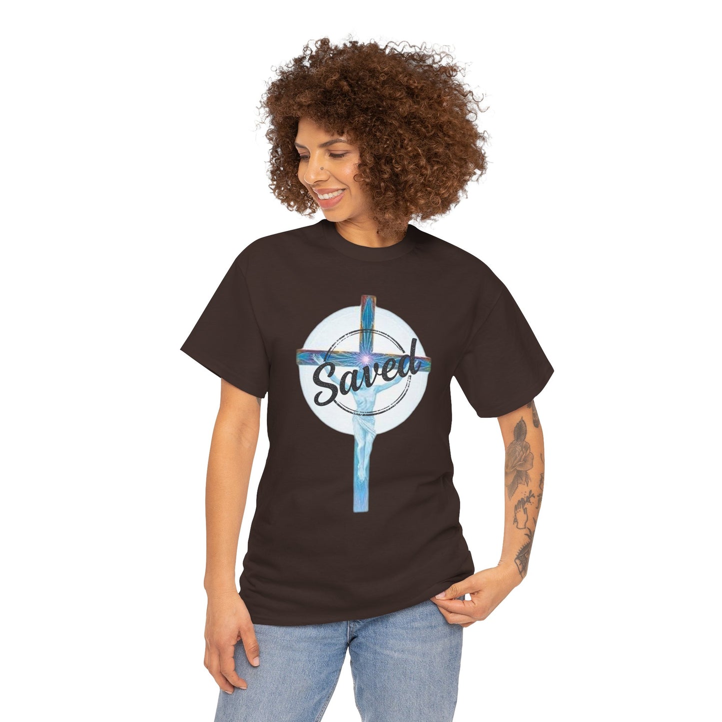 Saved by Grace – Women’s Christian T-Shirt