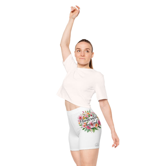 Handcrafted by God Women’s Biking Shorts – Fearfully and Wonderfully Made