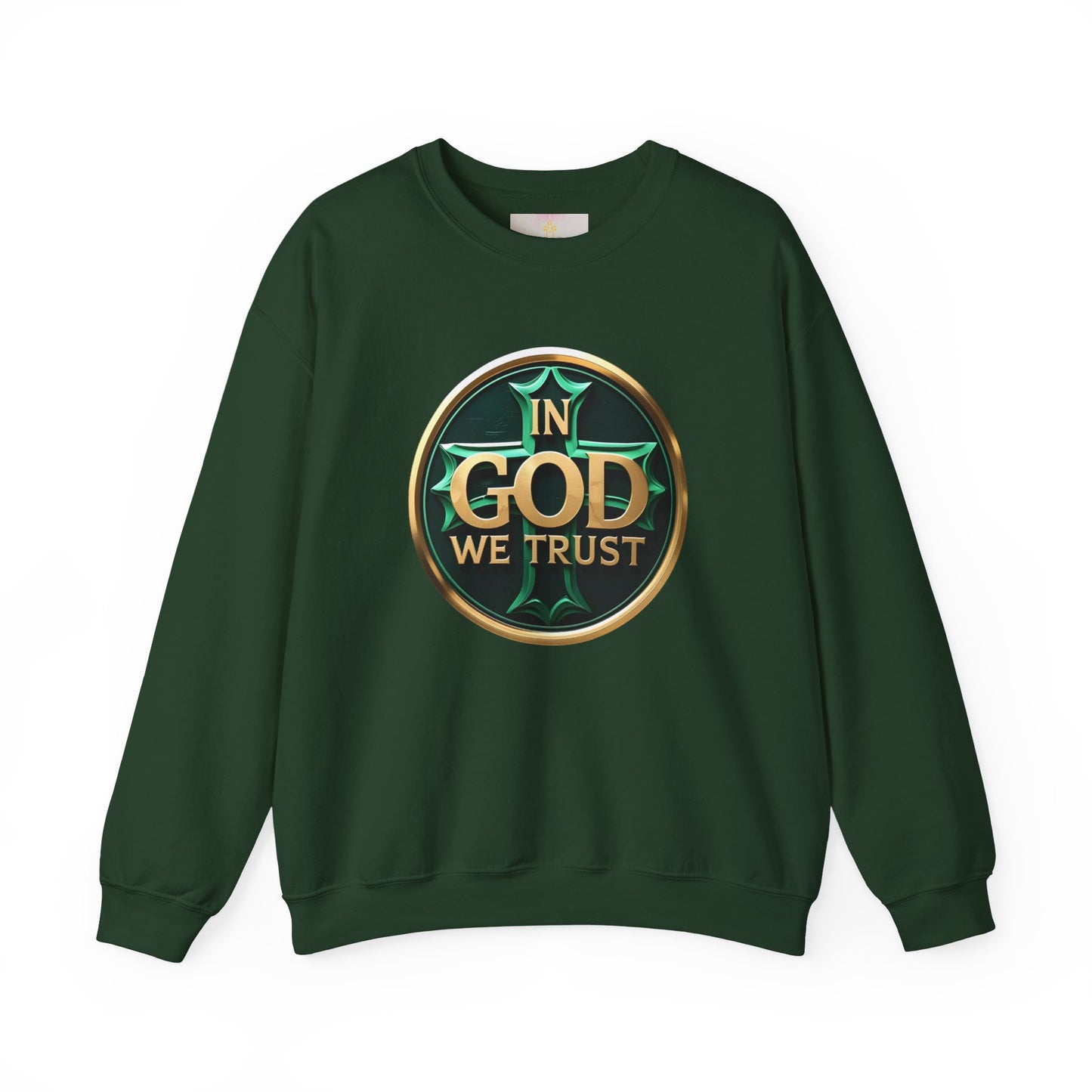 Men’s In God We Trust Sweatshirt – Bold Faith Statement