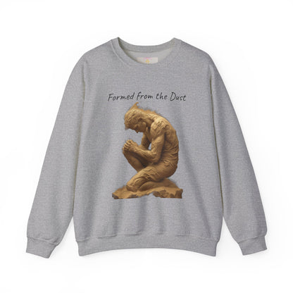 Formed from the Dust | Men’s Christian Sweatshirt with Genesis 2:7