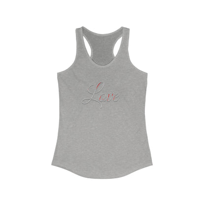 Put On Love Racerback Tank – Strength in Grace