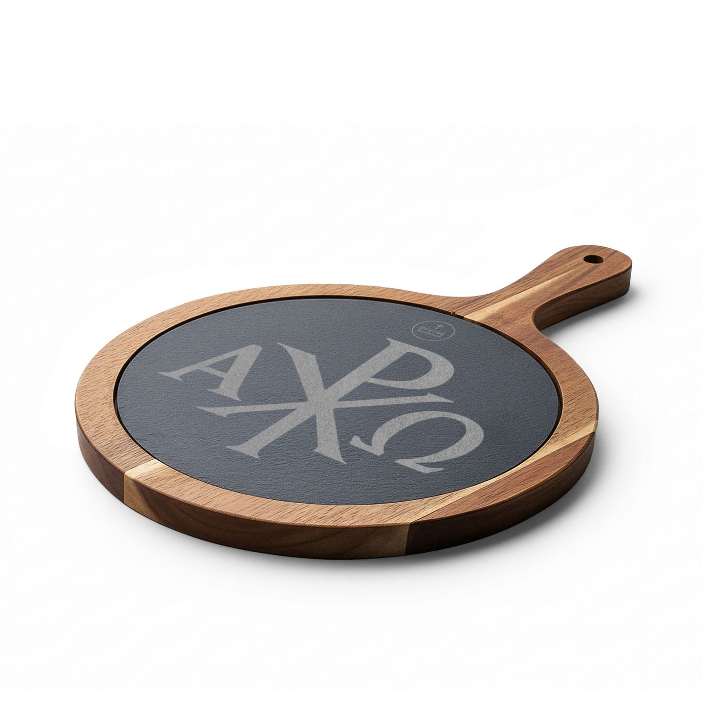 Chi Rho Charcuterie Board – Alpha & Omega Design