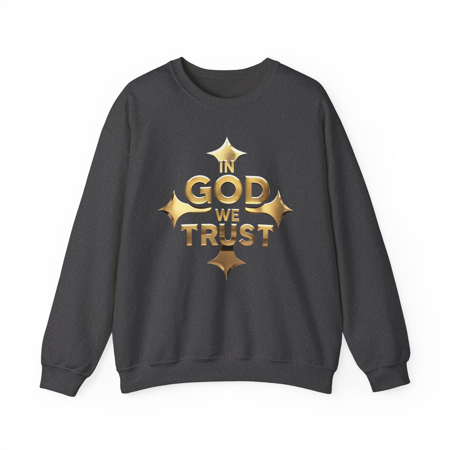 In God We Trust (Gold) - Men’s Christian Sweatshirt