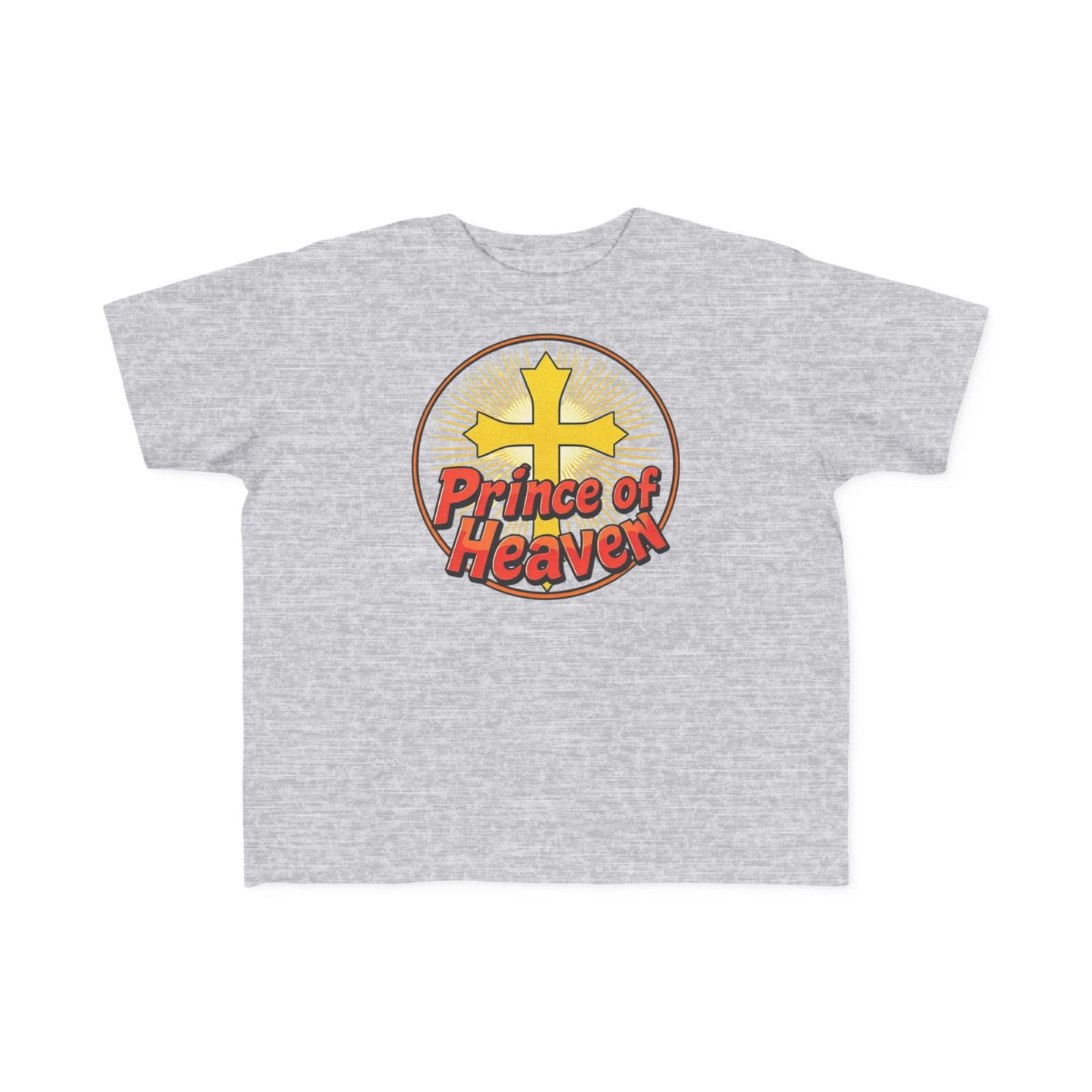 Toddler Boys’ “Prince of Heaven” Christian T-Shirt – Faith-Inspired Kids Tee