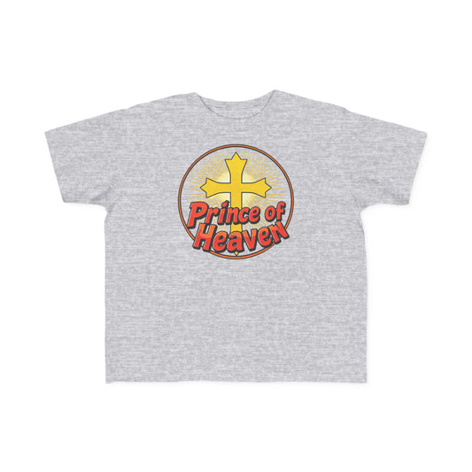 Toddler Boys’ “Prince of Heaven” Christian T-Shirt – Faith-Inspired Kids Tee
