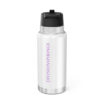 Faith Fueled – Nuclear Energy Stainless Steel Bottle (White)