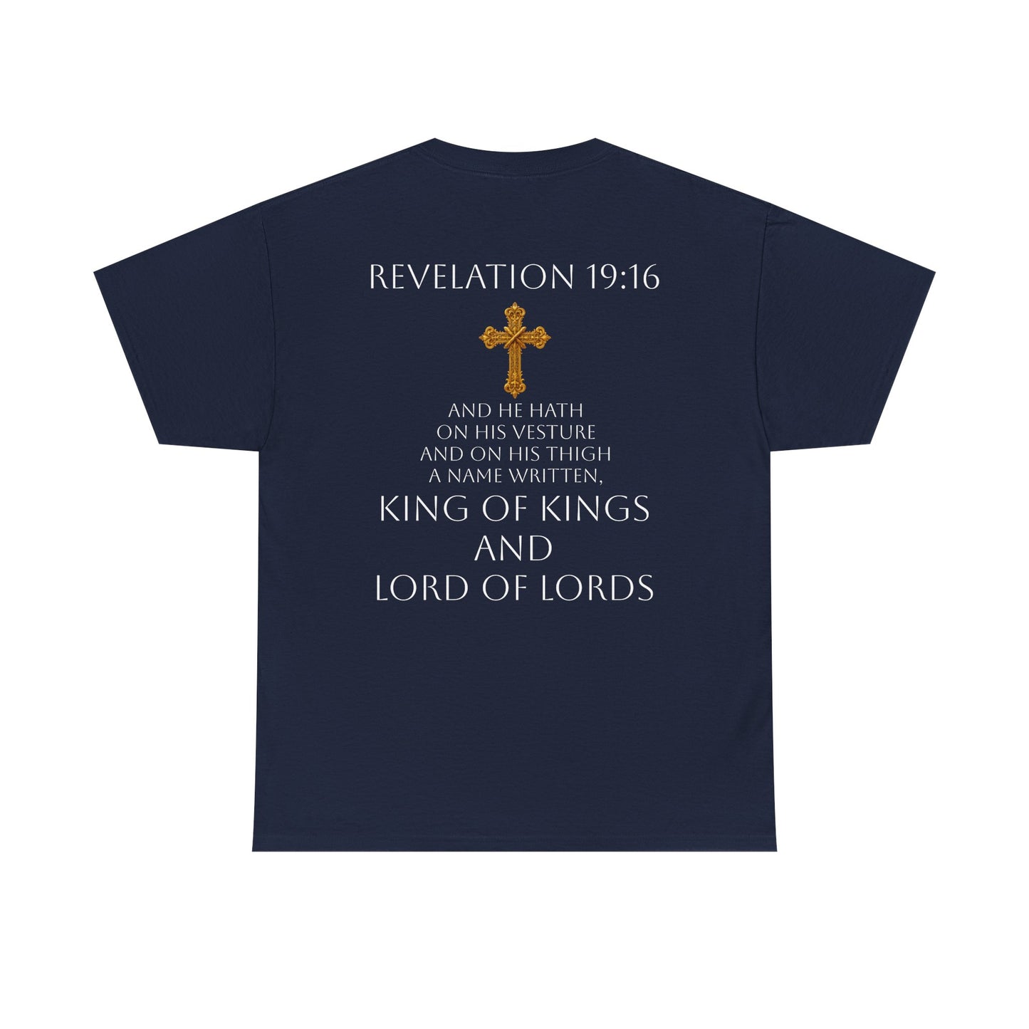 Christ is King Women’s Christian Tee (White Lettering)
