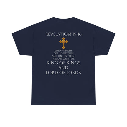 Christ is King Women’s Christian Tee (White Lettering)