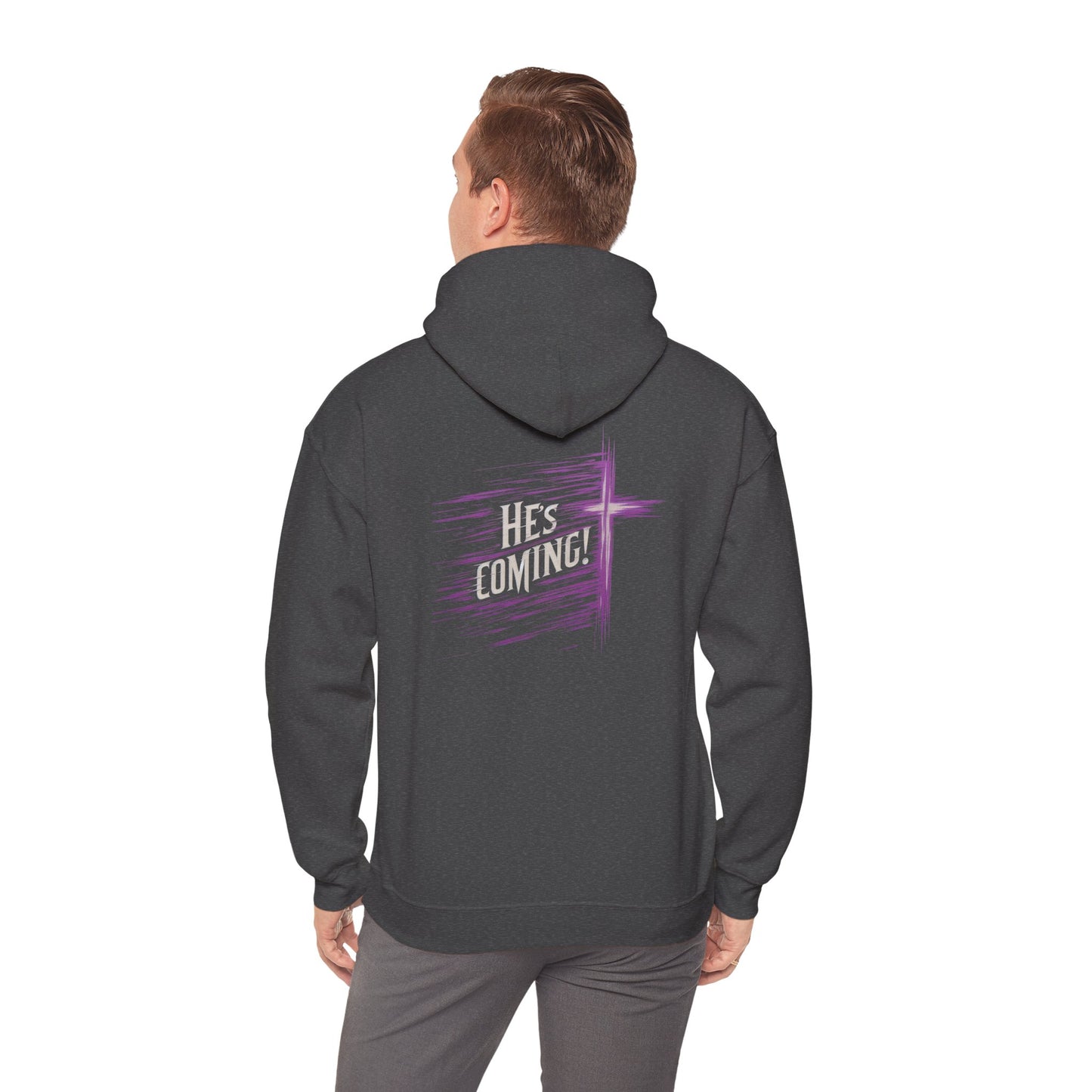 He’s Coming – Men’s Christian Hoodie
