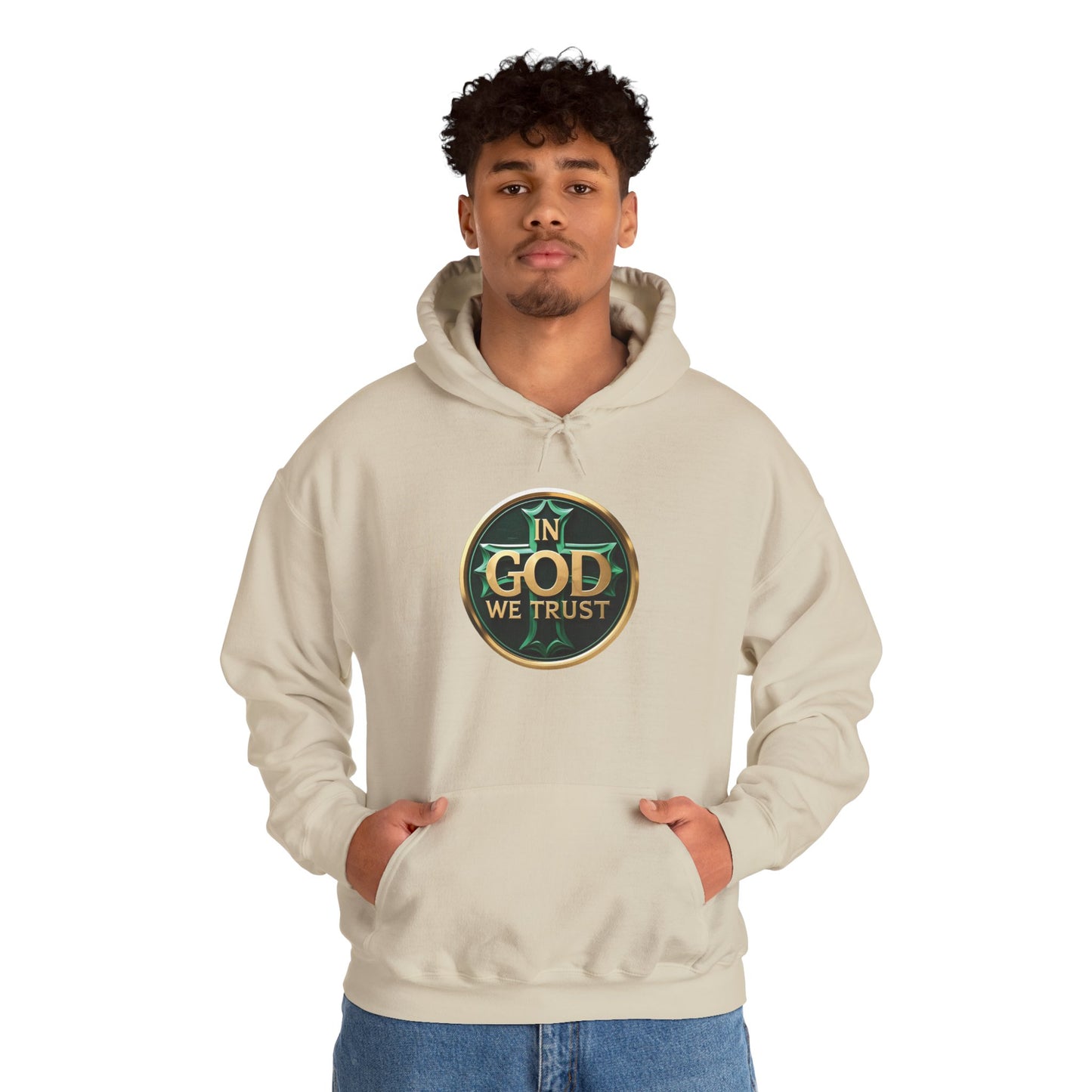 Men’s In God We Trust Hoodie – Bold Faith Statement