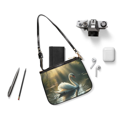 Serenity Swan Shoulder Purse