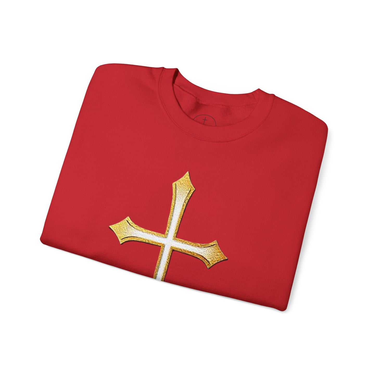 Gold Cross Men's Christian Sweatshirt