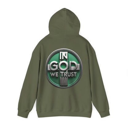 In God We Trust Men's Premium Hoodie – Faith-Inspired Christian Apparel