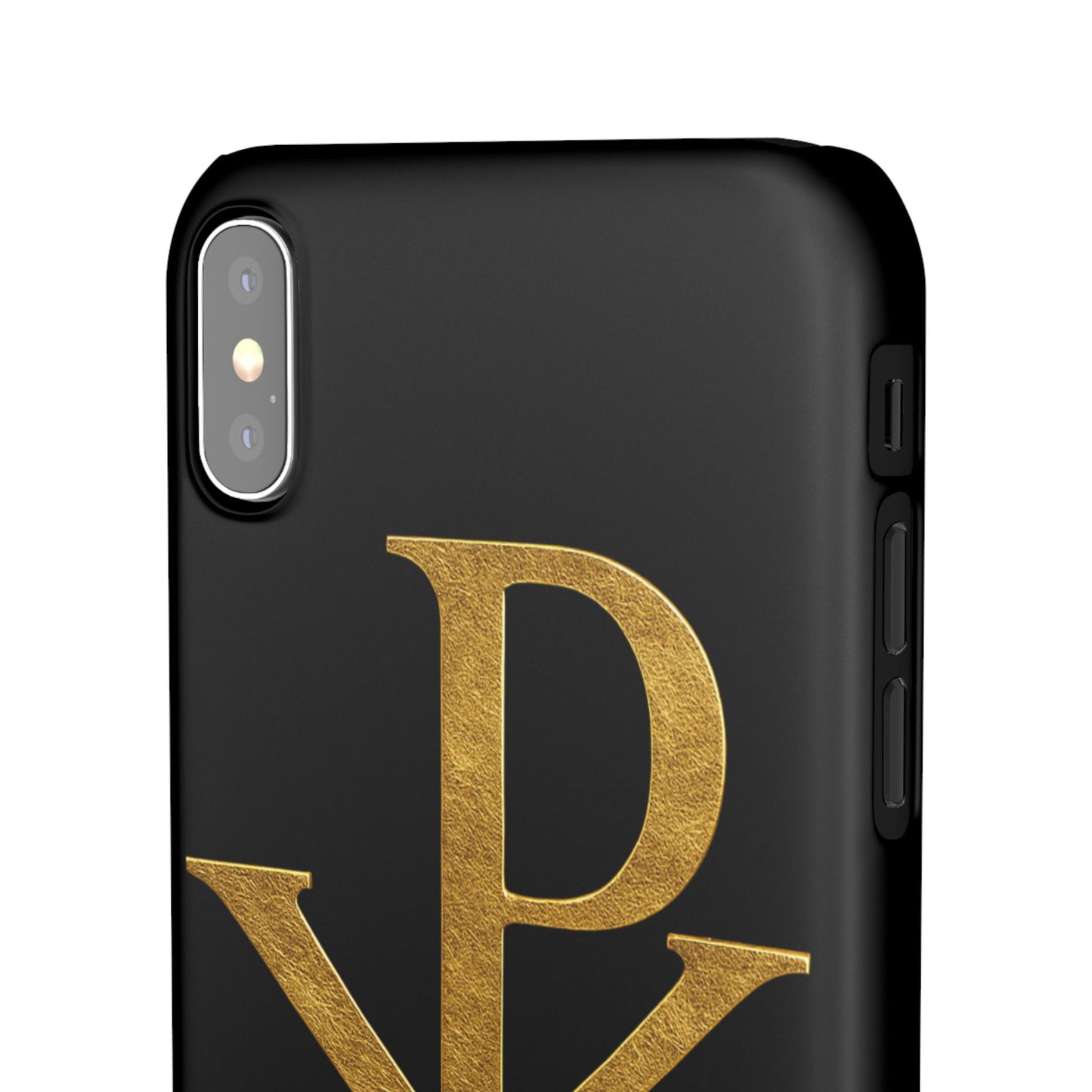 Black Chi Rho Snap Case for iPhone – The Way, Truth & Life