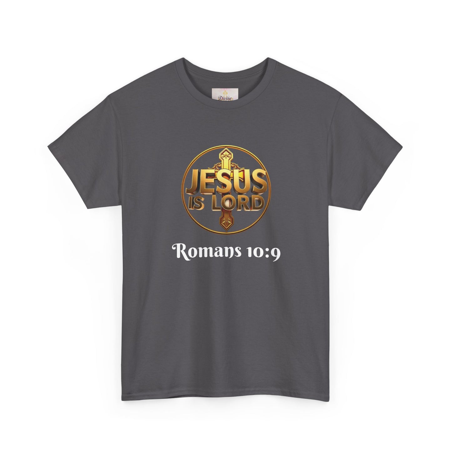 Jesus Is Lord / He Is Risen Christian Tee – Men’s Bold Faith Statement (White Lettering)
