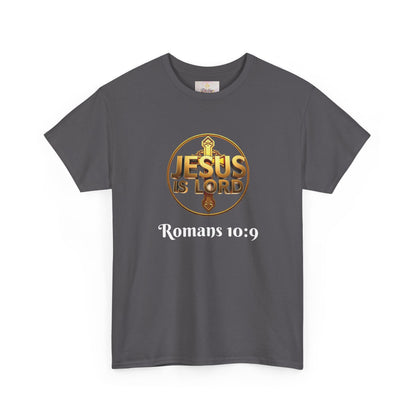 Jesus Is Lord / He Is Risen Christian Tee – Men’s Bold Faith Statement (White Lettering)