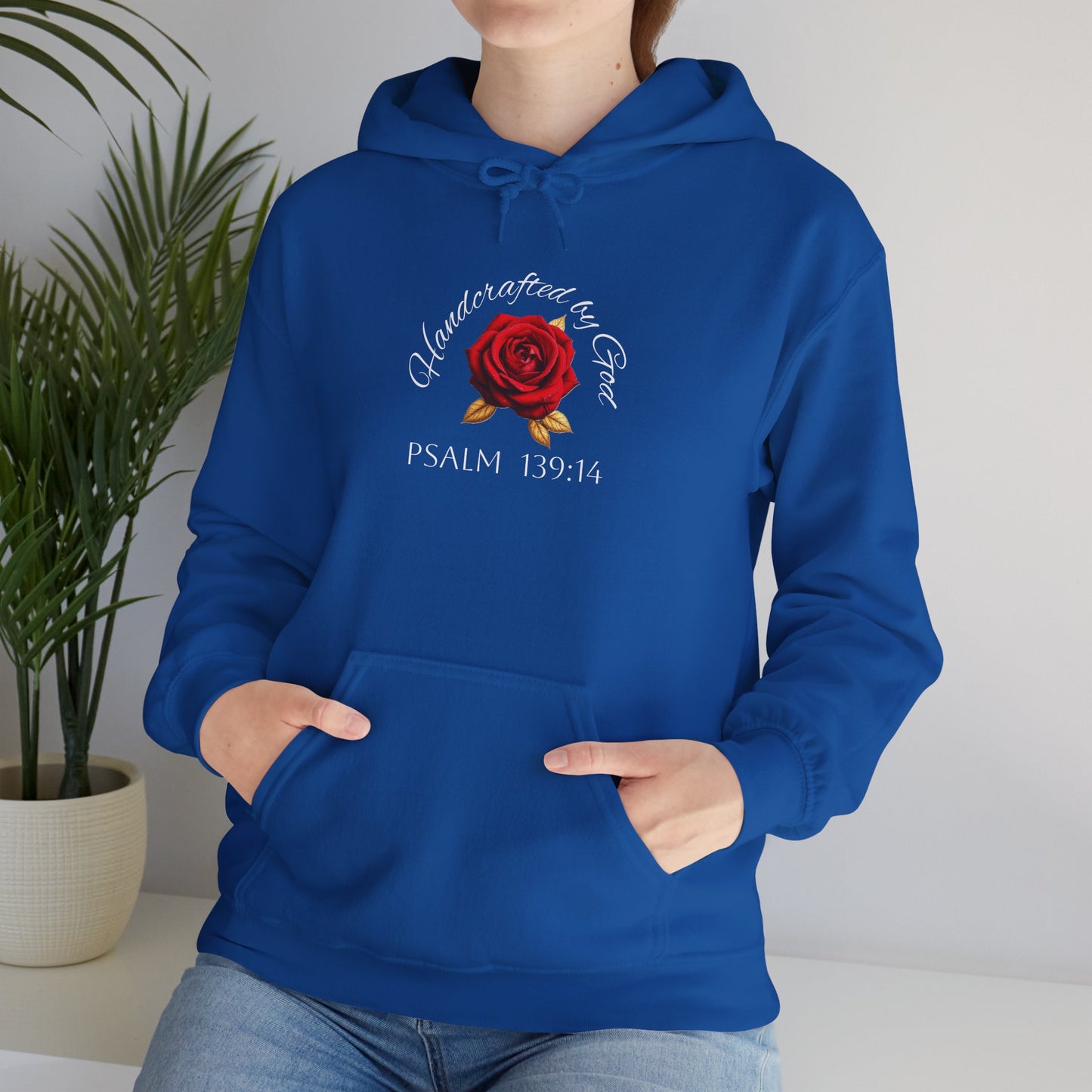 Handcrafted by God Rose Women's Hoodie