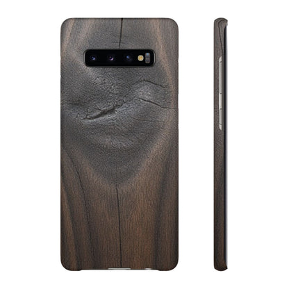 Dark Wood Grain Samsung Snap Case