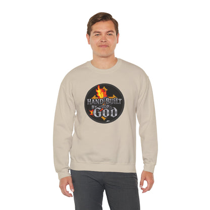 Hand Built by God - Men's Christian Sweatshirt