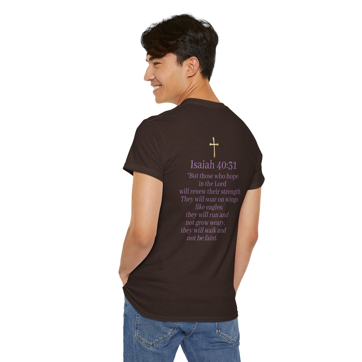 Men’s “Hope” Tee – Bold Scripture Design | Isaiah 40:31