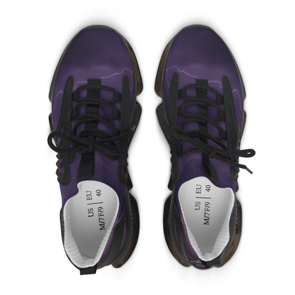 Thunderstrike – Men’s Black & Purple Lightning Sneakers