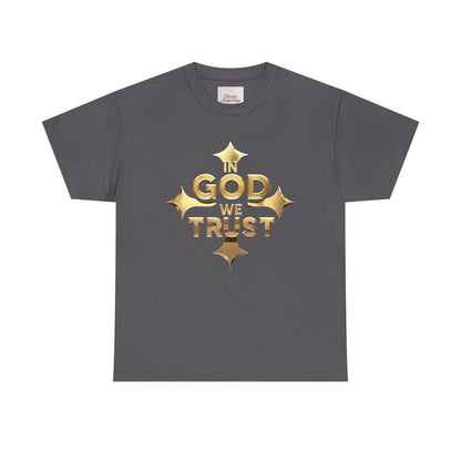 In God We Trust (Gold)- Woman's Christian T-Shirt