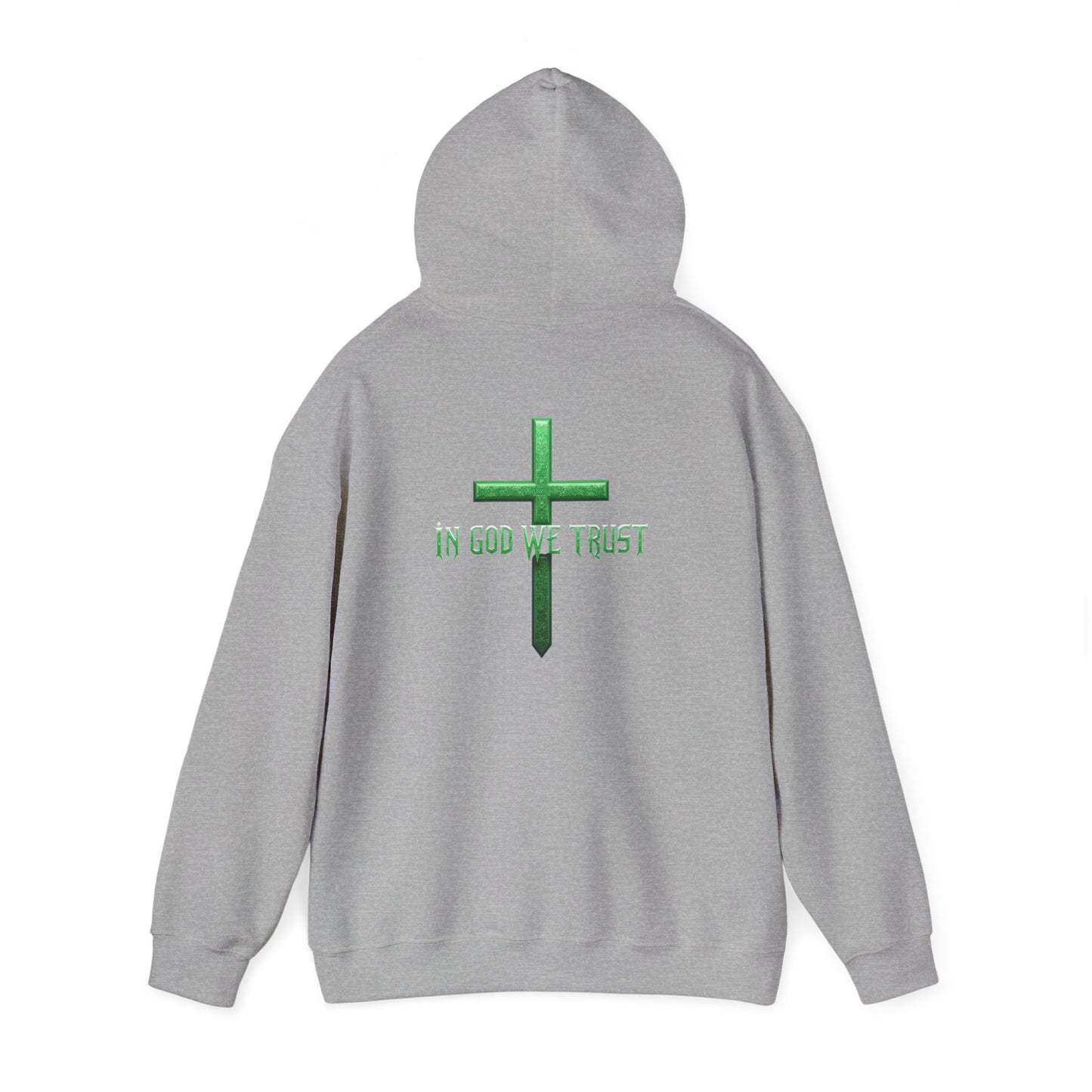 In God We Trust - Women's Christian Hoodie (Green Design)
