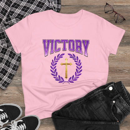 Divine Victory Women’s Tee – Victory in Every Step