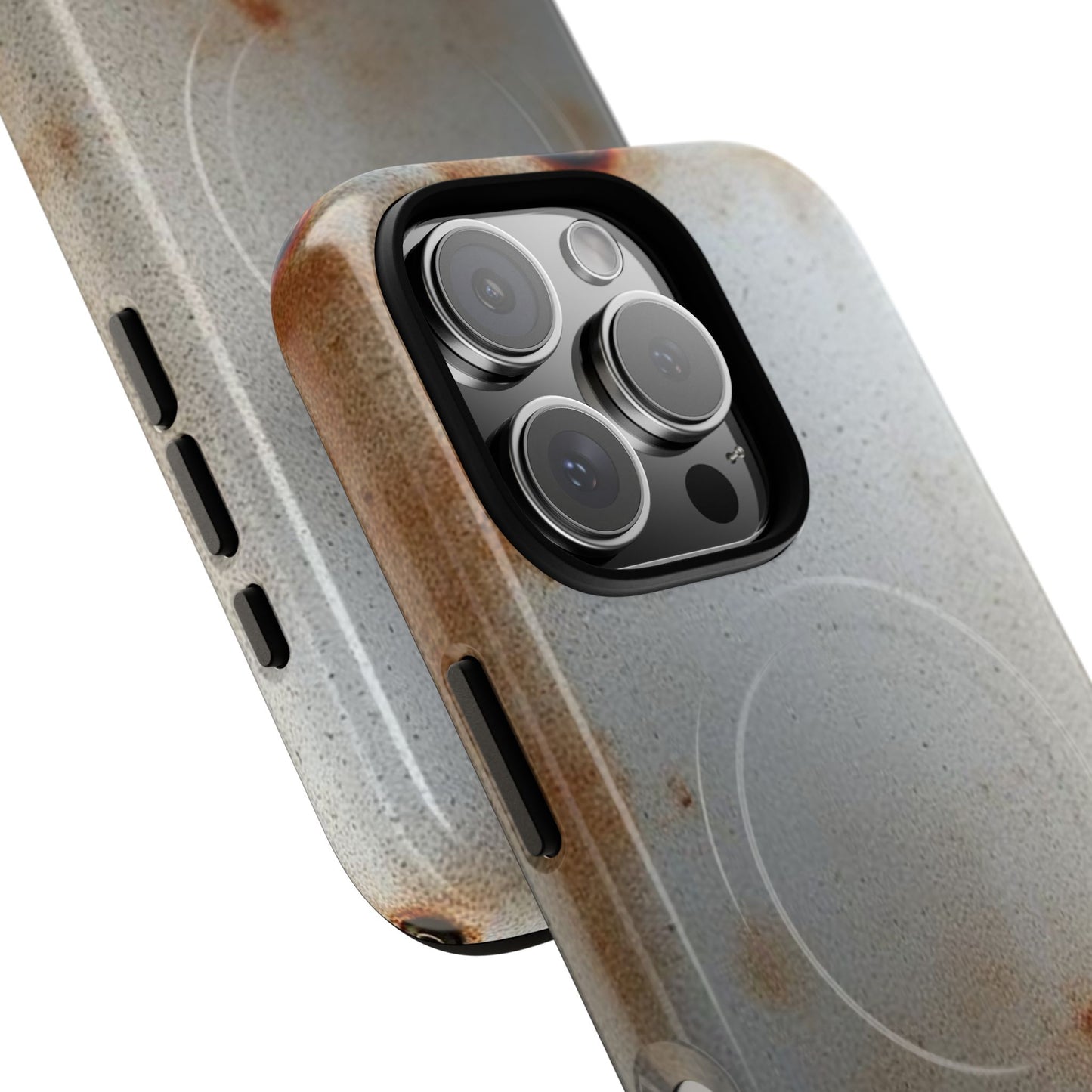 Enduring Faith – Old Metal Finish iPhone Magnetic Tough Case