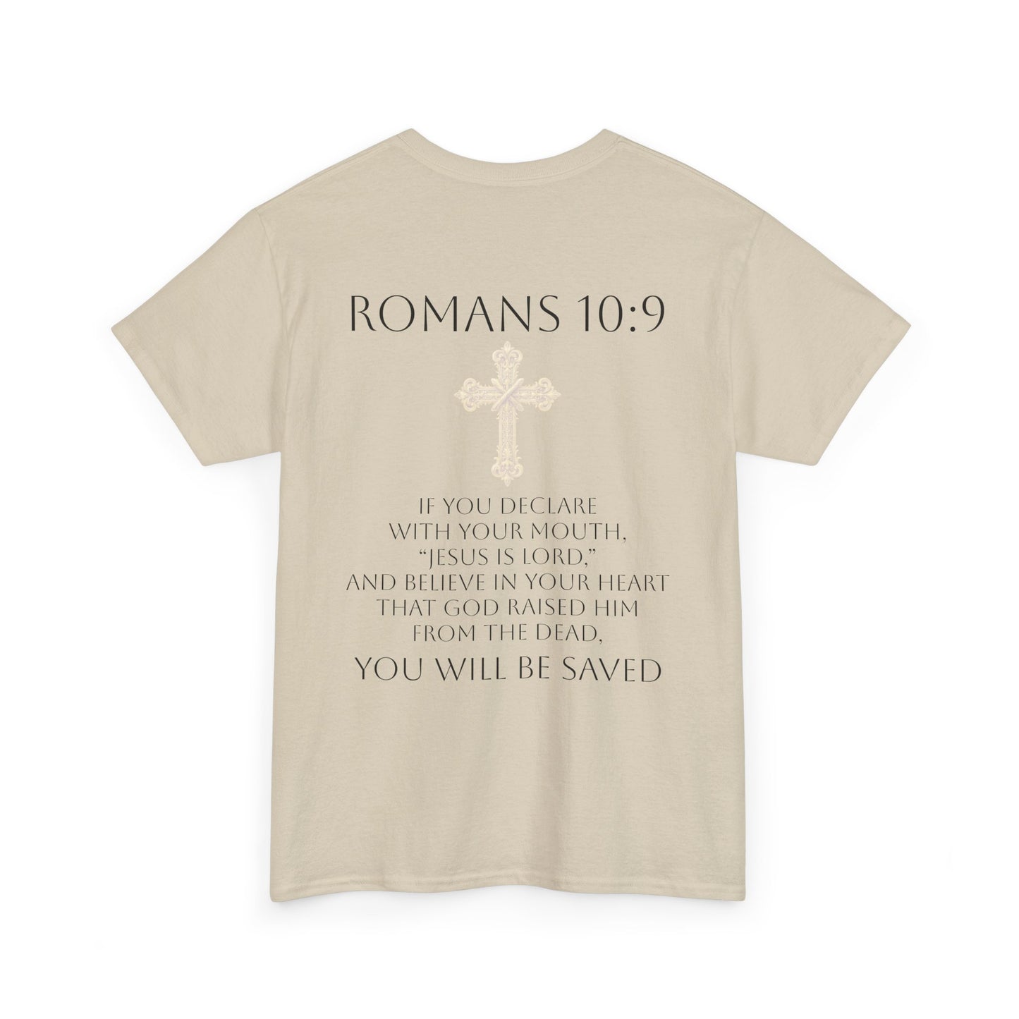 Jesus Is Lord – Men’s  Christian Tee (Dark Lettering)