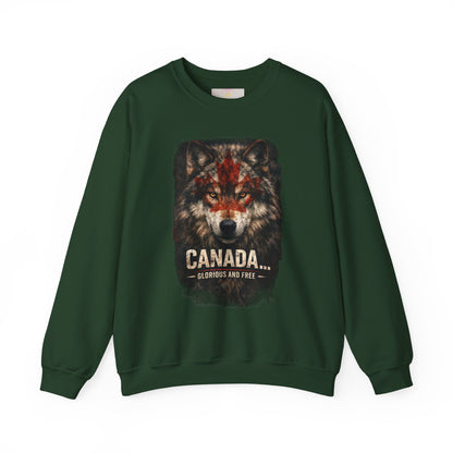 Canada War Paint: Glorious and Free - Women's Sweatshirt