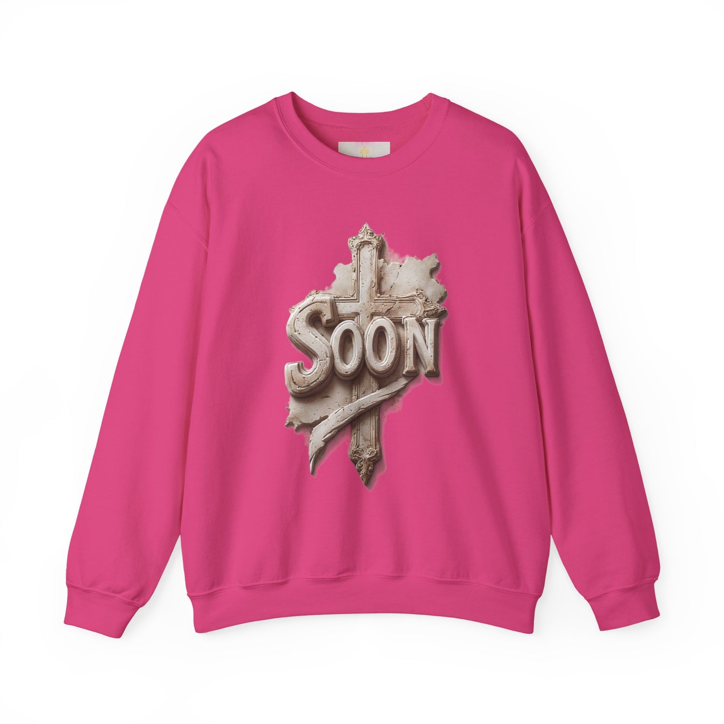 “Soon” Cross Women’s Sweatshirt – Wrapped in Hope